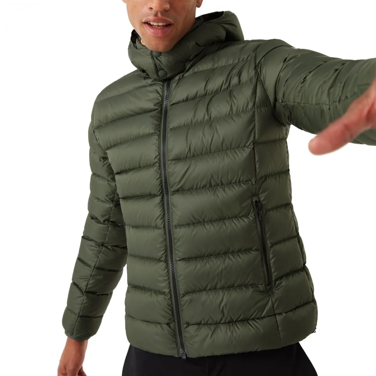 Piumino Semilucido Concrete Verde