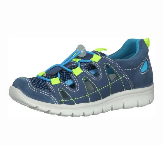PRIMIGI sandali per il tempo libero per bambini scarpe in vera pelle per ragazzi con allacciatura con coulisse e tappo 1099990-2