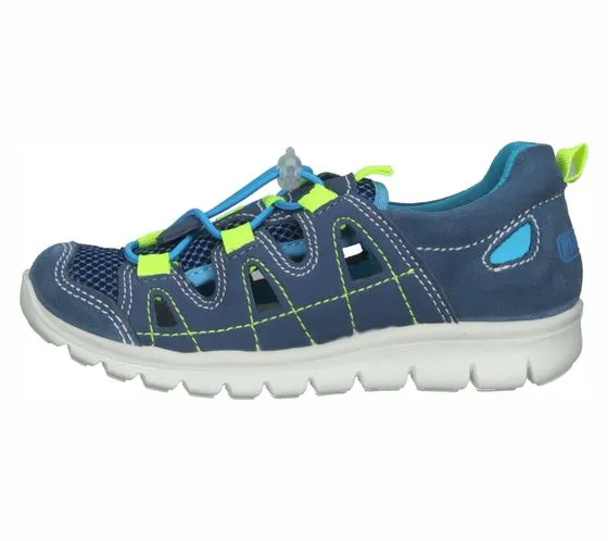PRIMIGI sandali per il tempo libero per bambini scarpe in vera pelle per ragazzi con allacciatura con coulisse e tappo 1099990-2