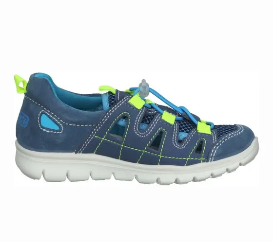 PRIMIGI sandali per il tempo libero per bambini scarpe in vera pelle per ragazzi con allacciatura con coulisse e tappo 1099990-2