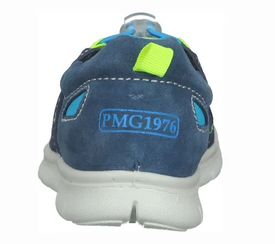 PRIMIGI sandali per il tempo libero per bambini scarpe in vera pelle per ragazzi con allacciatura con coulisse e tappo 1099990-2