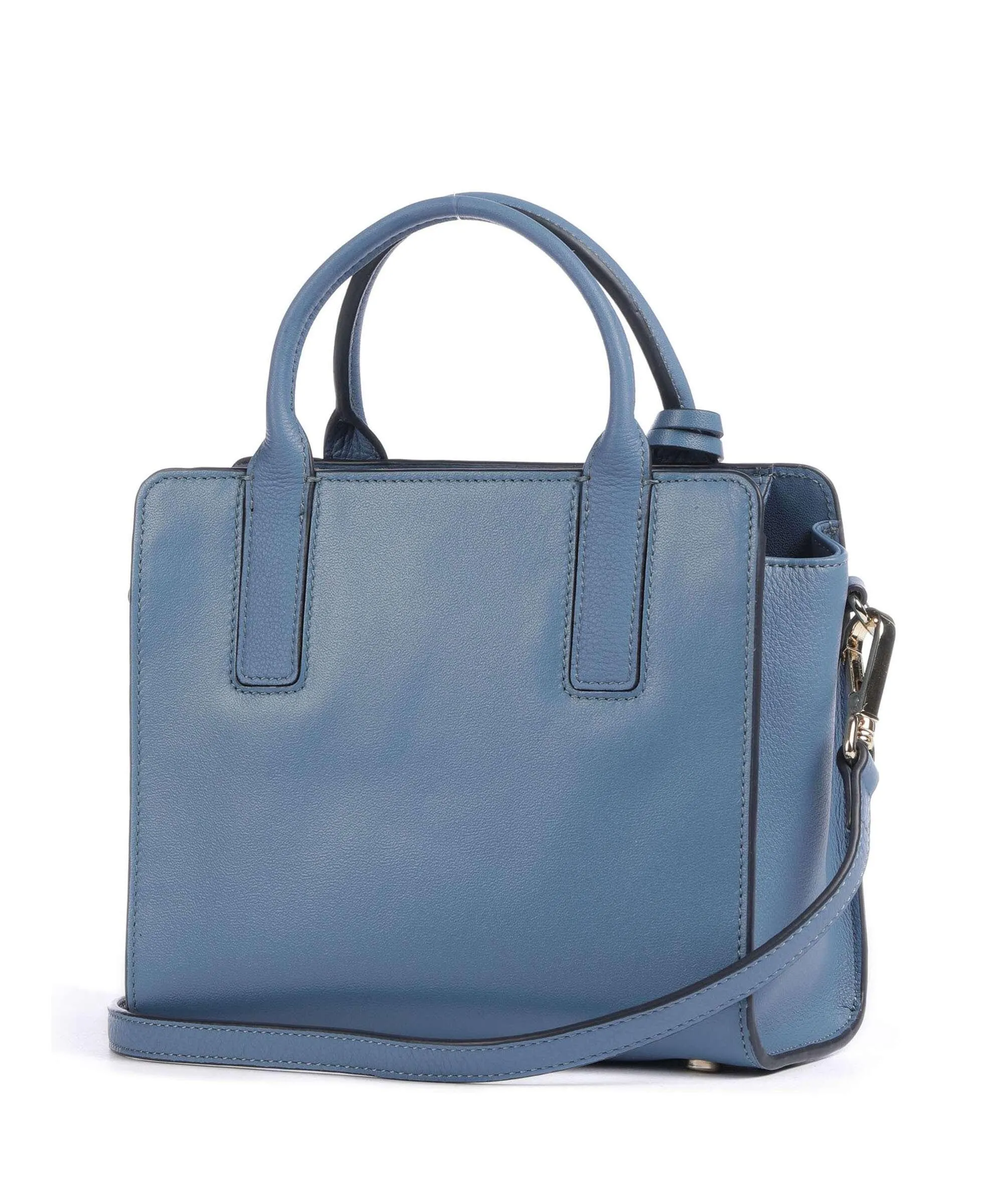  Radley London Sandhurst Lane Borsa a tracolla pelle di vacchetta finemente grana blu-grigio  