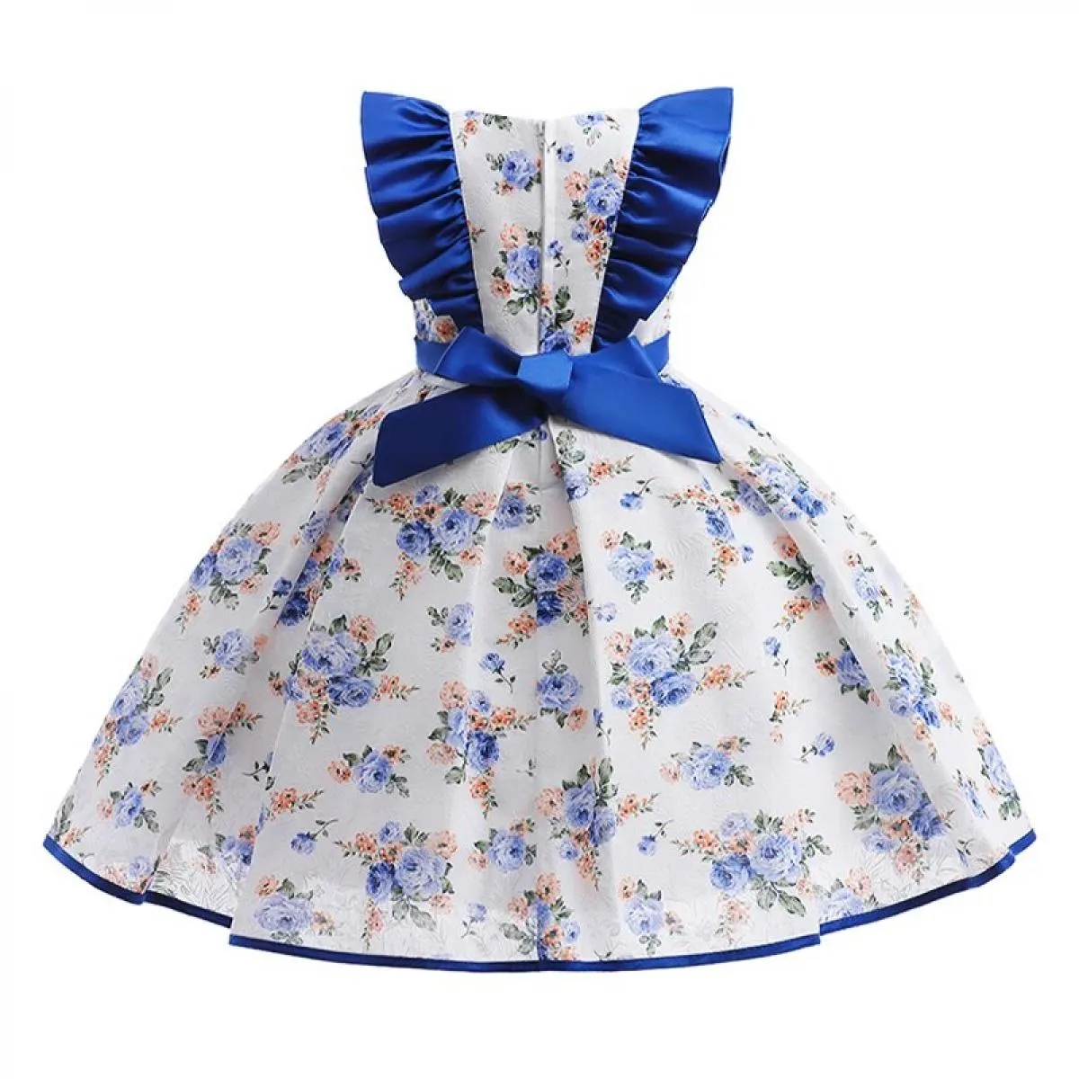Ragazze Bambini Fiore Elegante causale Principessa Abiti da festa Abbigliamento per bambini Natale Compleanno Matrimonio Bambino