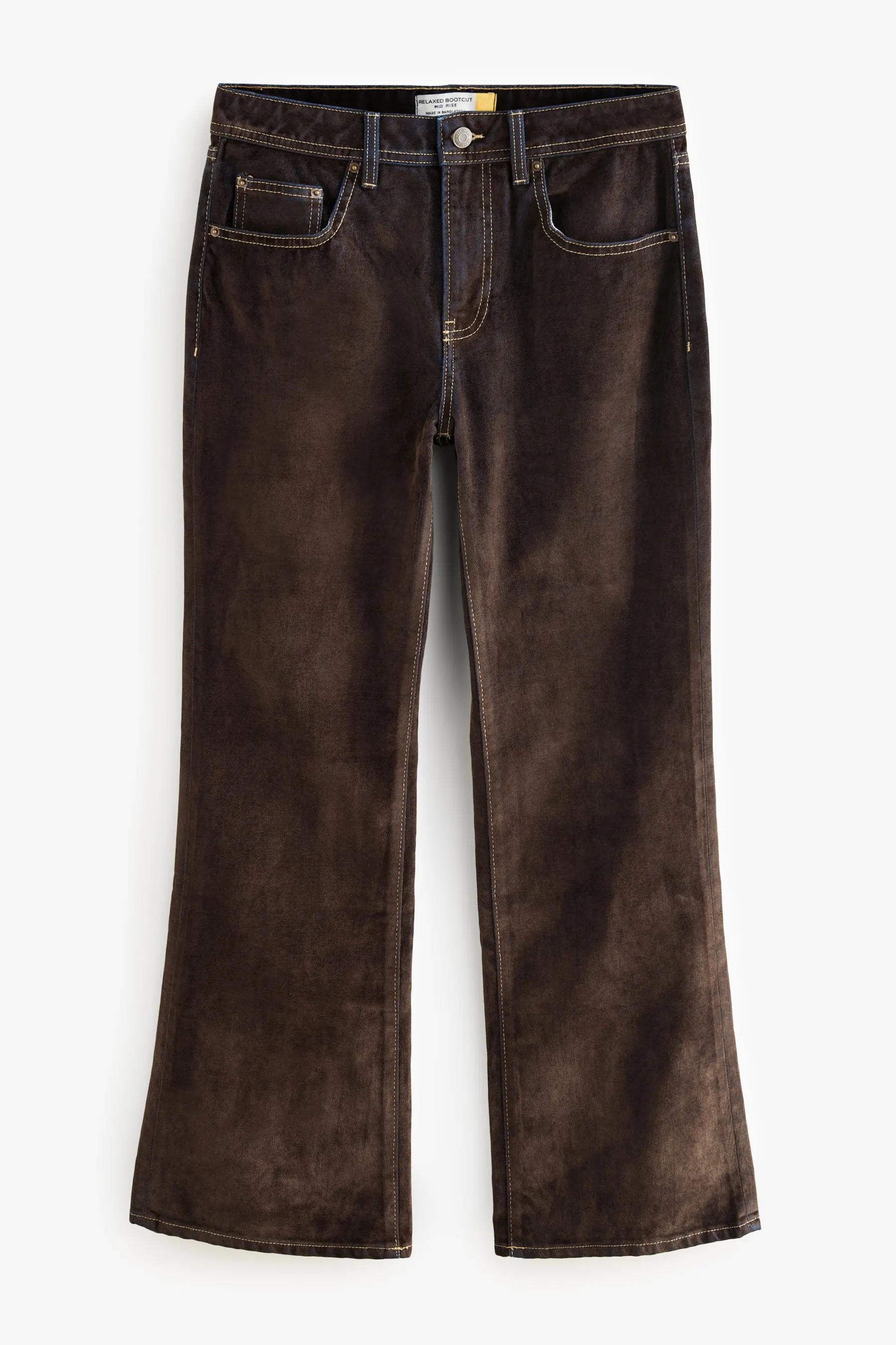 Relaxed Bootcut 100% Cotton Jeans    