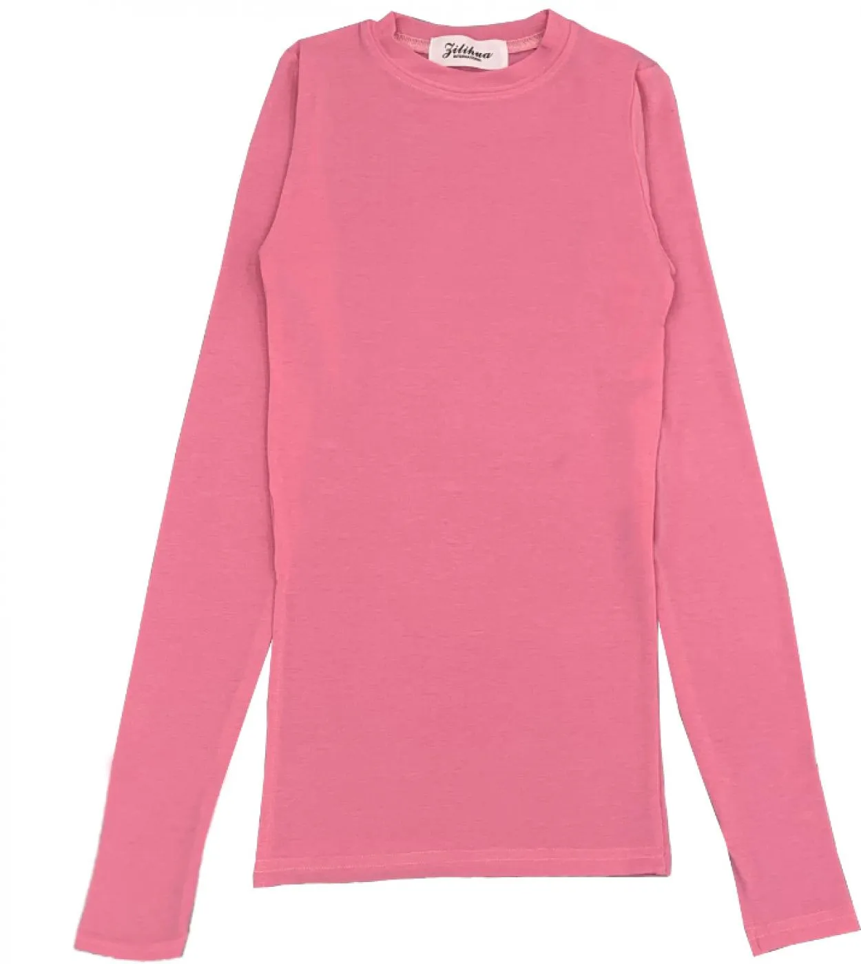 Rinfrescante Split Ends Slim Micro Through Bottoming T Shirt Manica lunga O Collo Pullover Camicia solida Blusas Mujer 10707t