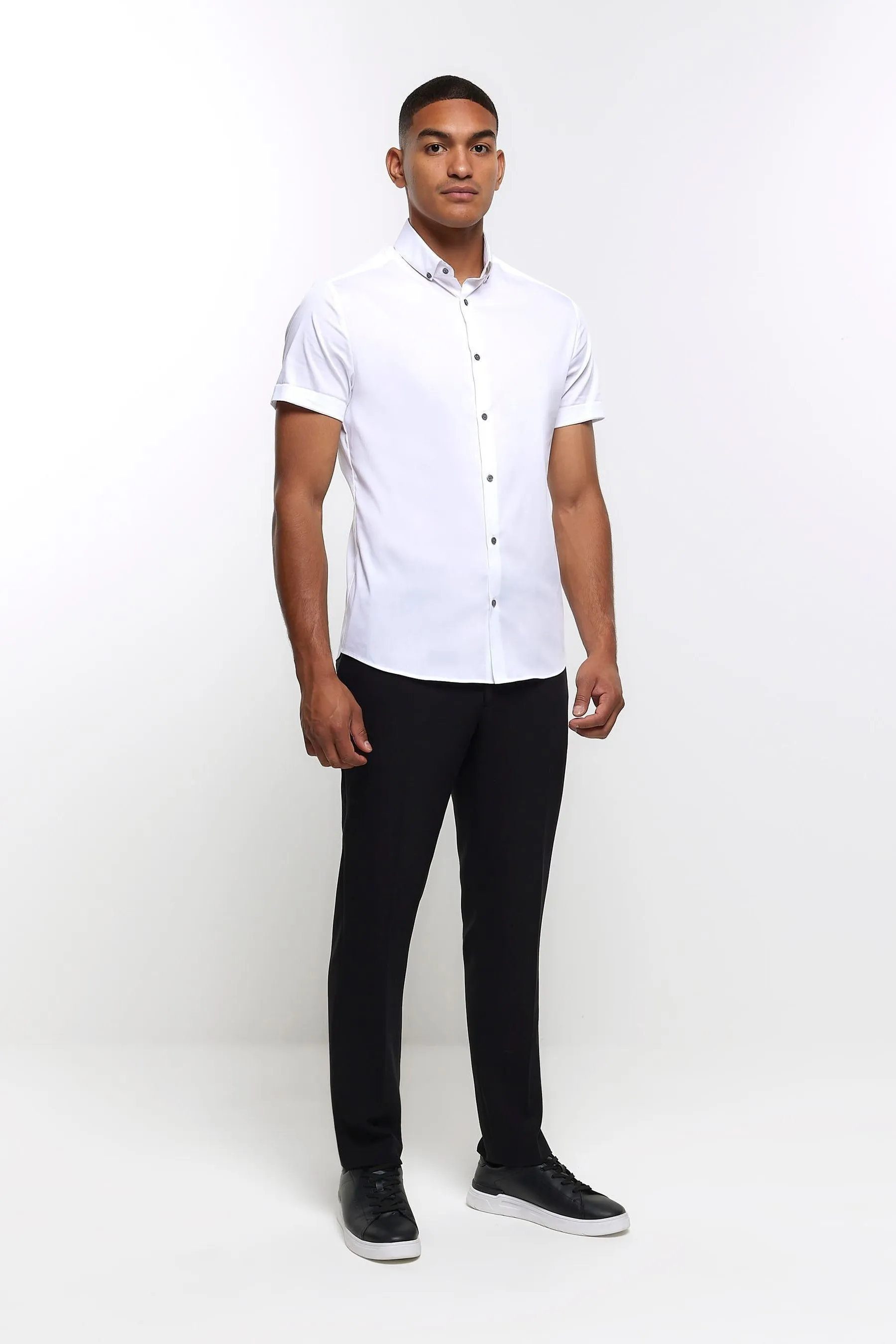 River Island - Camicia muscle fit