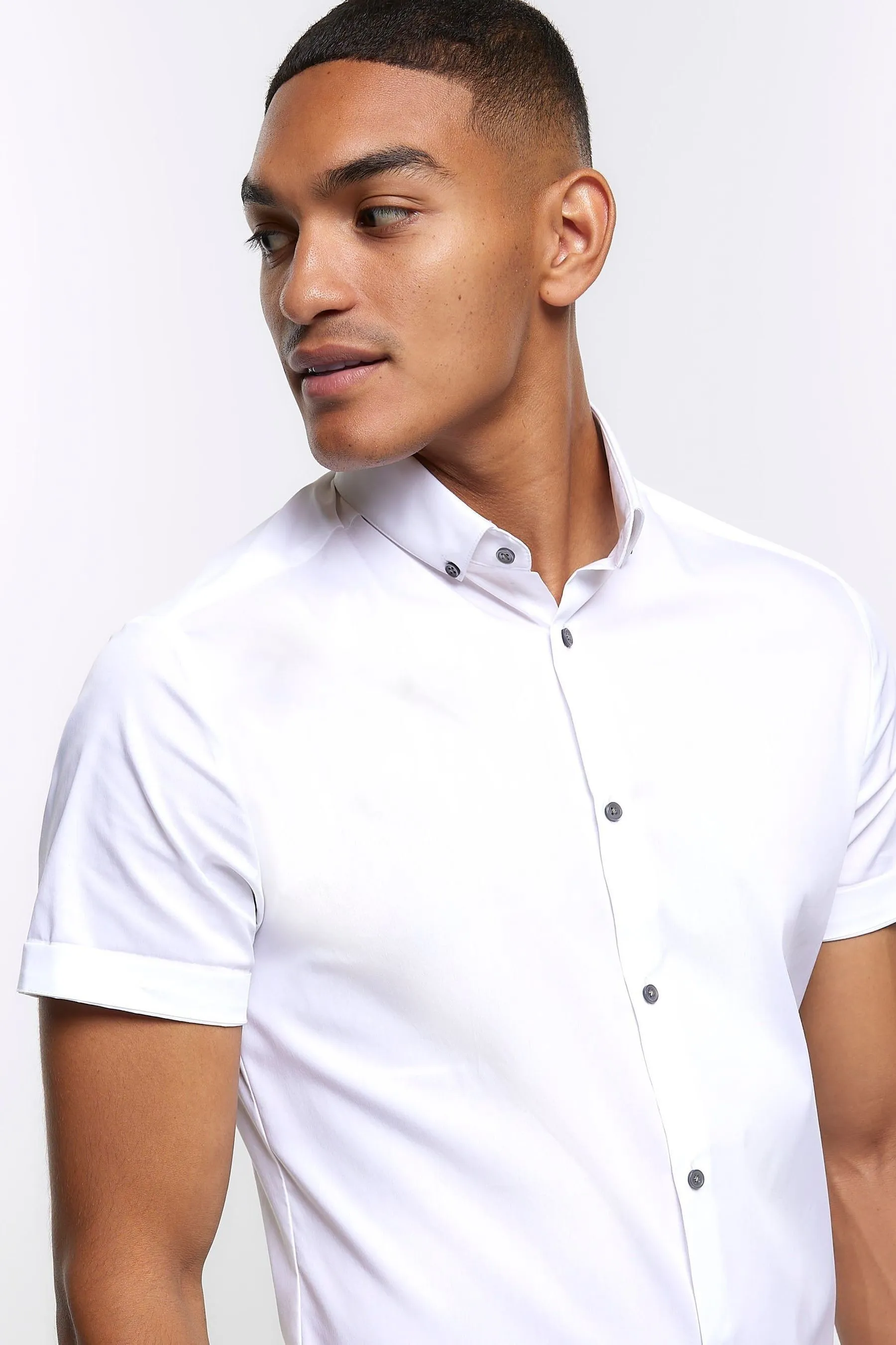 River Island - Camicia muscle fit