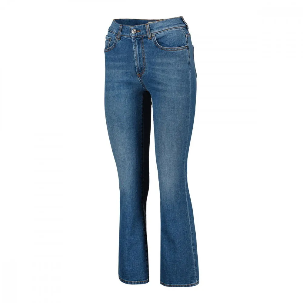 ROY ROGERS JEANS BOOTCUT CROPPED LUCY ZANDRA DONNA