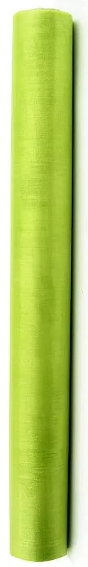 Runner tessuto organza verde lime 9m x 36cm