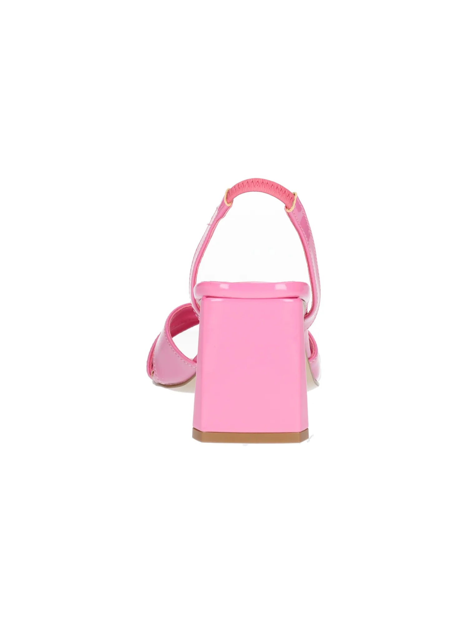 Sandalo tacco largo Liviana da donna fucsia