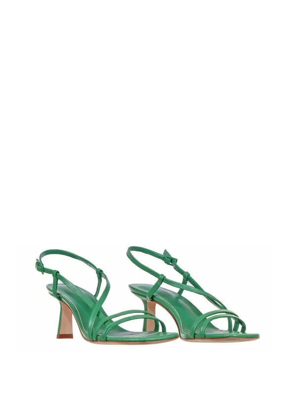 Sandals In Camel Leather