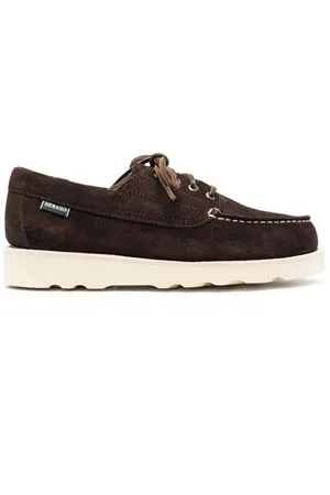 SEBAGO Calzature,Mocassini Mocassini con lacci in camoscio marrone 