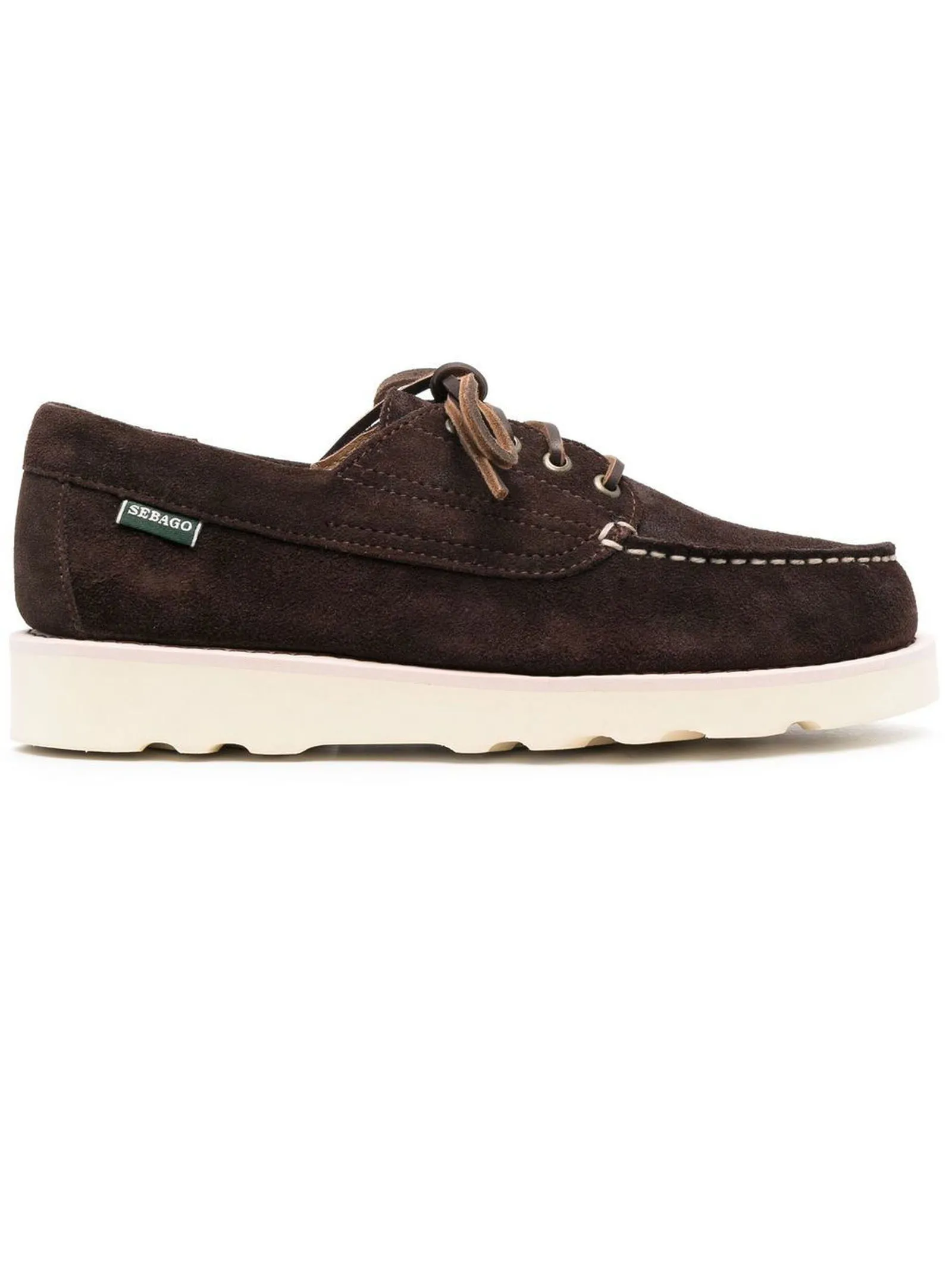 SEBAGO Calzature,Mocassini Mocassini con lacci in camoscio marrone 
