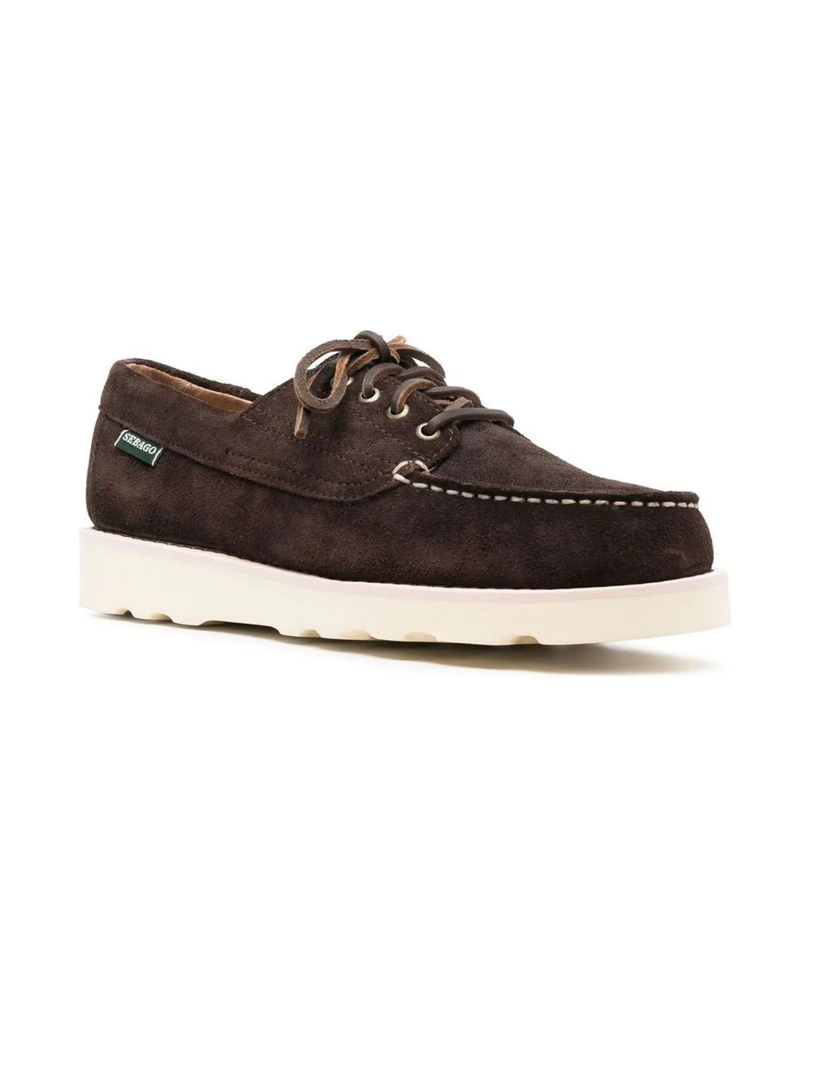 SEBAGO Calzature,Mocassini Mocassini con lacci in camoscio marrone 