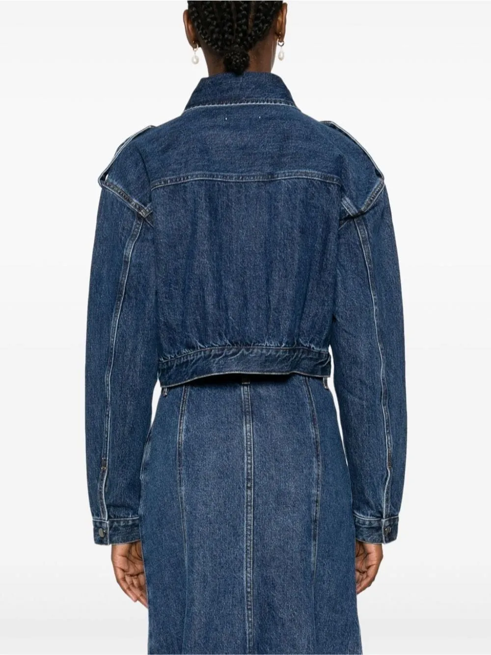   Self-portrait  Giacca utility in denim  