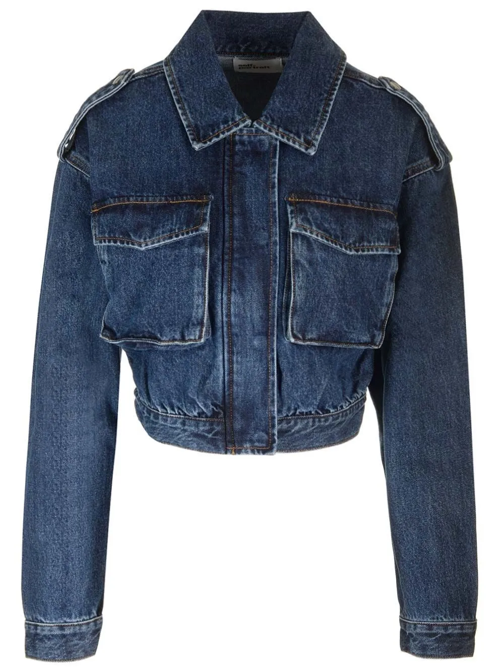  Self-portrait  Giacca utility in denim  