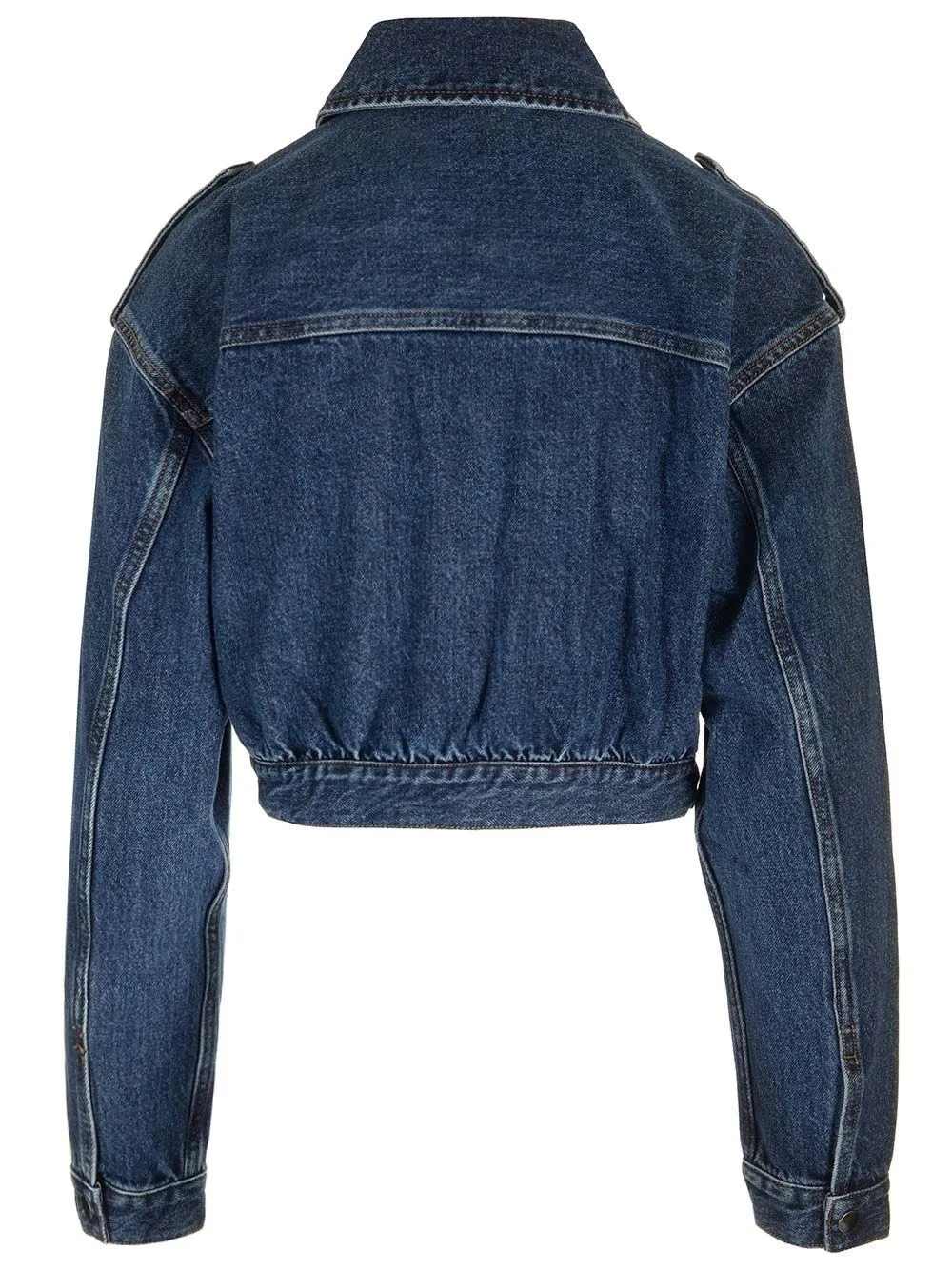   Self-portrait  Giacca utility in denim  