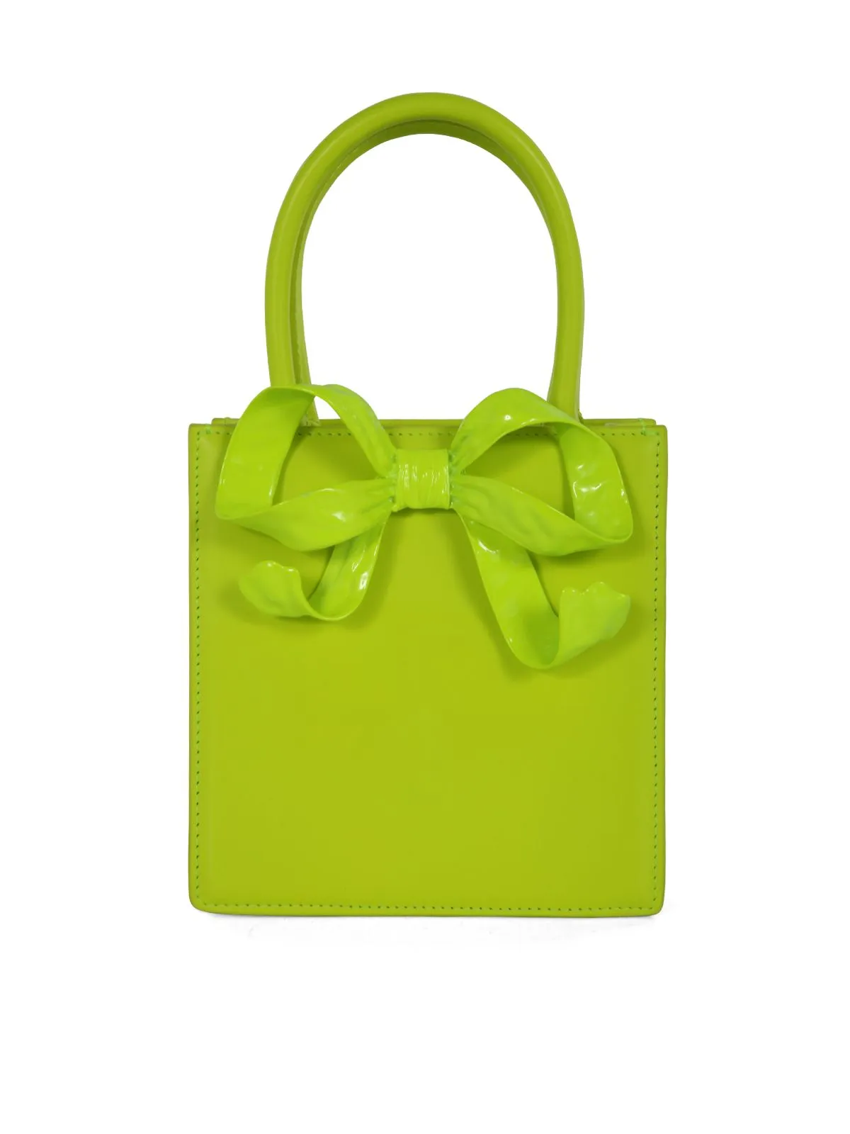 SELF-PORTRAIT Mini tote bag: fiocco giallo