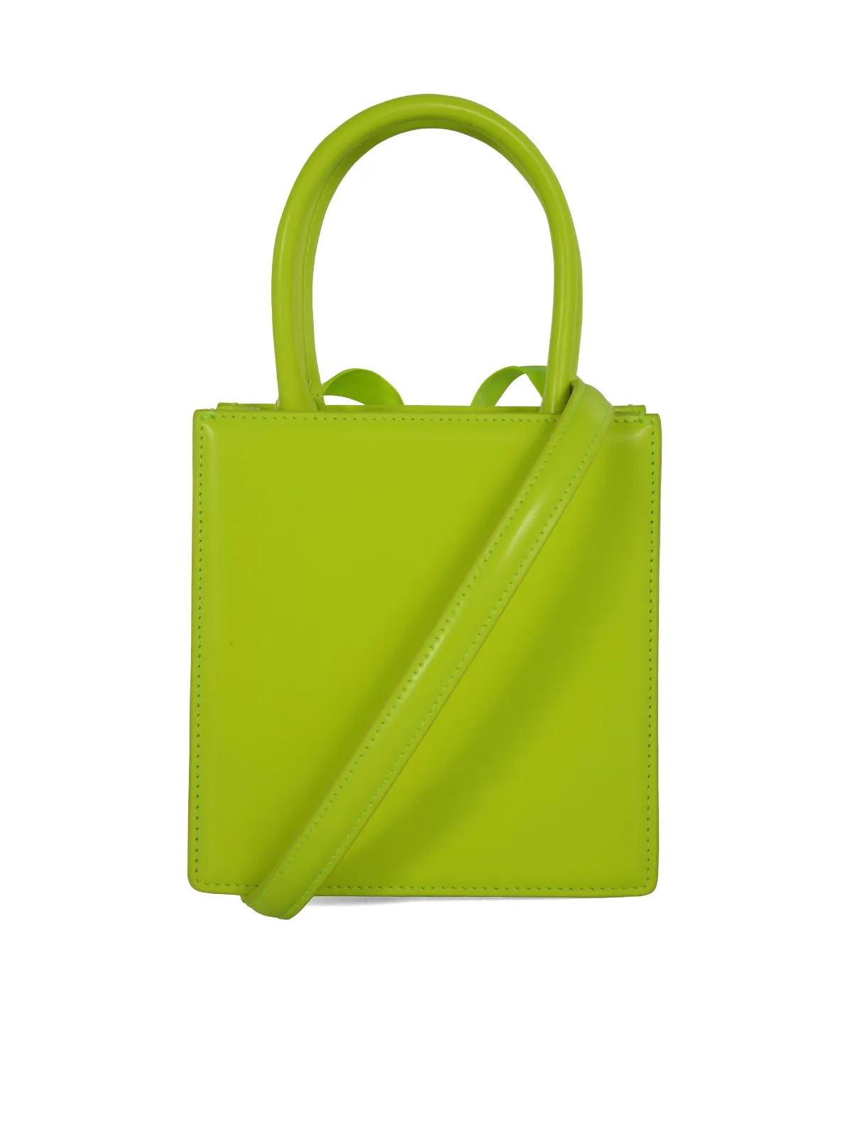 SELF-PORTRAIT Mini tote bag: fiocco giallo