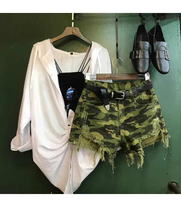 Shorts denim camouflage - Dream Shop
