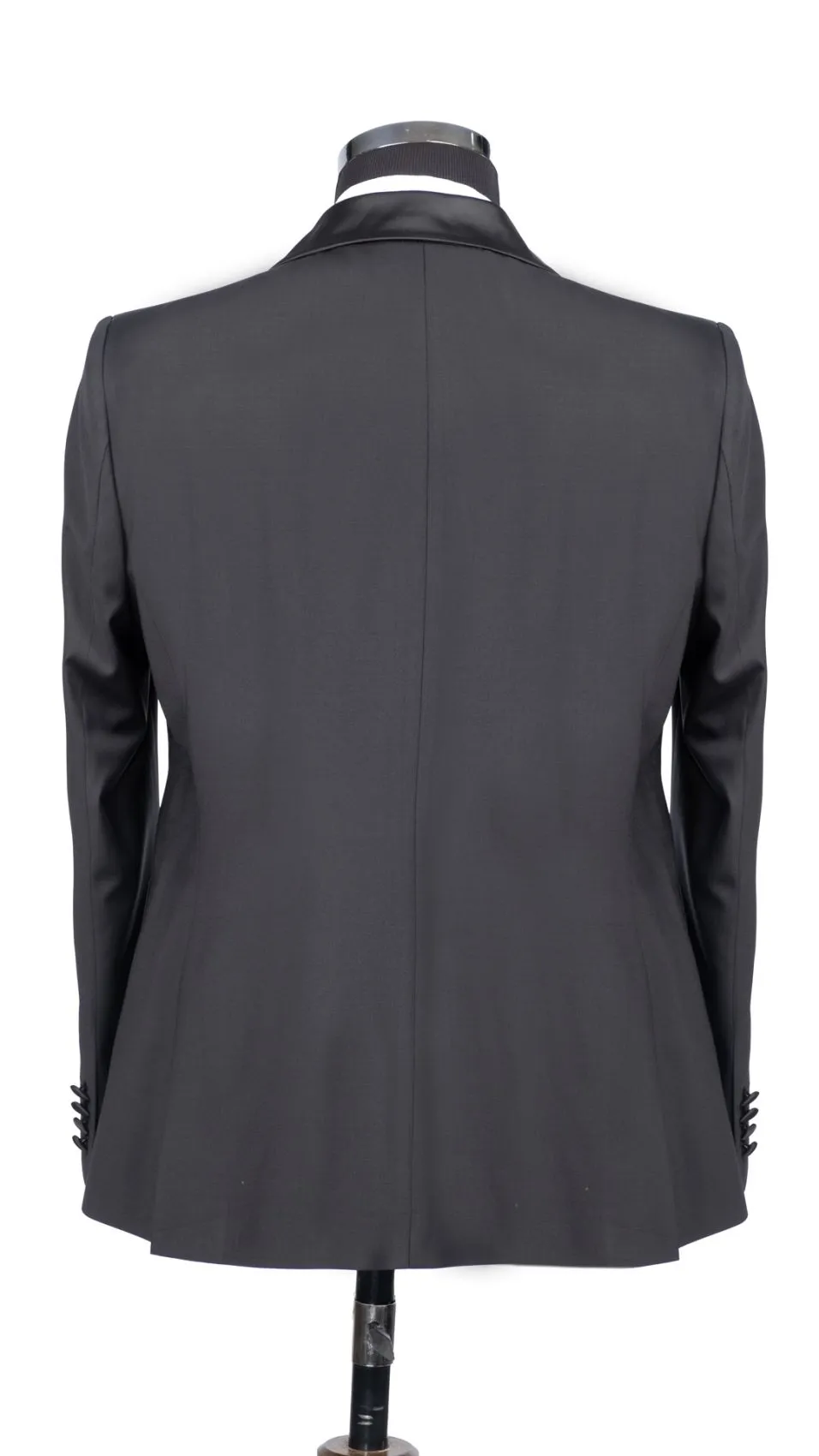 Smoking nero doppiopetto baggi cerimonia slim fit