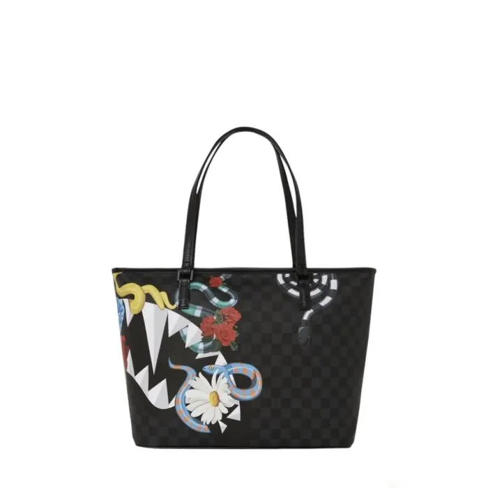 Sprayground Sneakes On A Bag Tote Nero