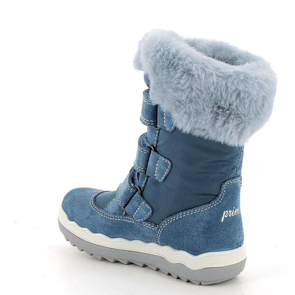 Stivaletti gore-tex da bambina jeans-celeste            
