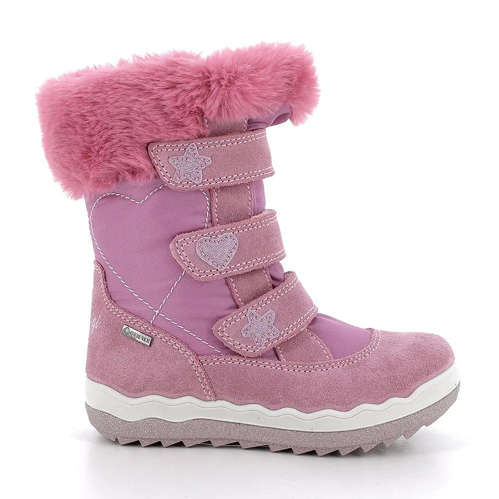 Stivaletti gore-tex da bambina pink-orchidea            