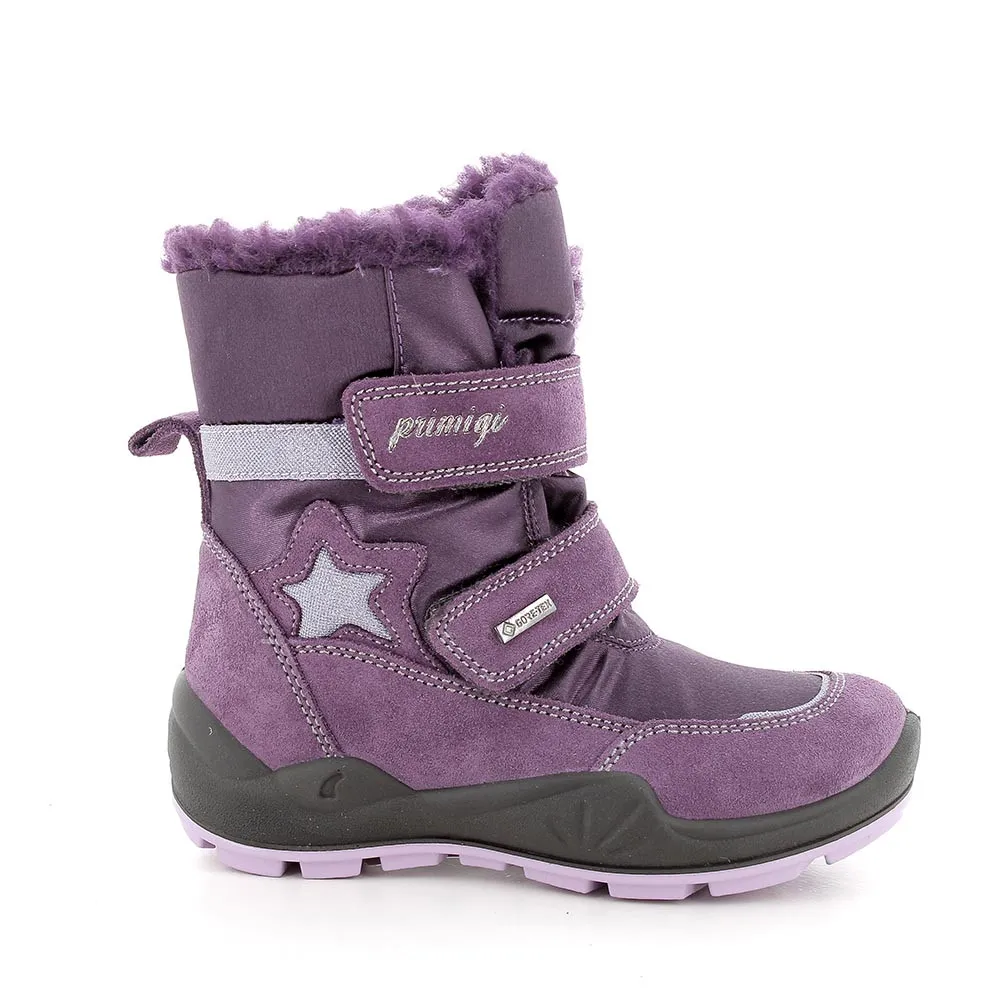 Stivaletti gore-tex da bambina purple-viola scuro            