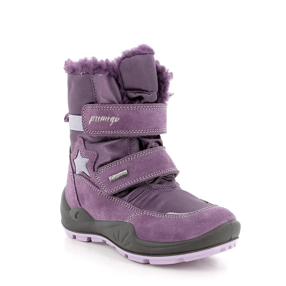 Stivaletti gore-tex da bambina purple-viola scuro            
