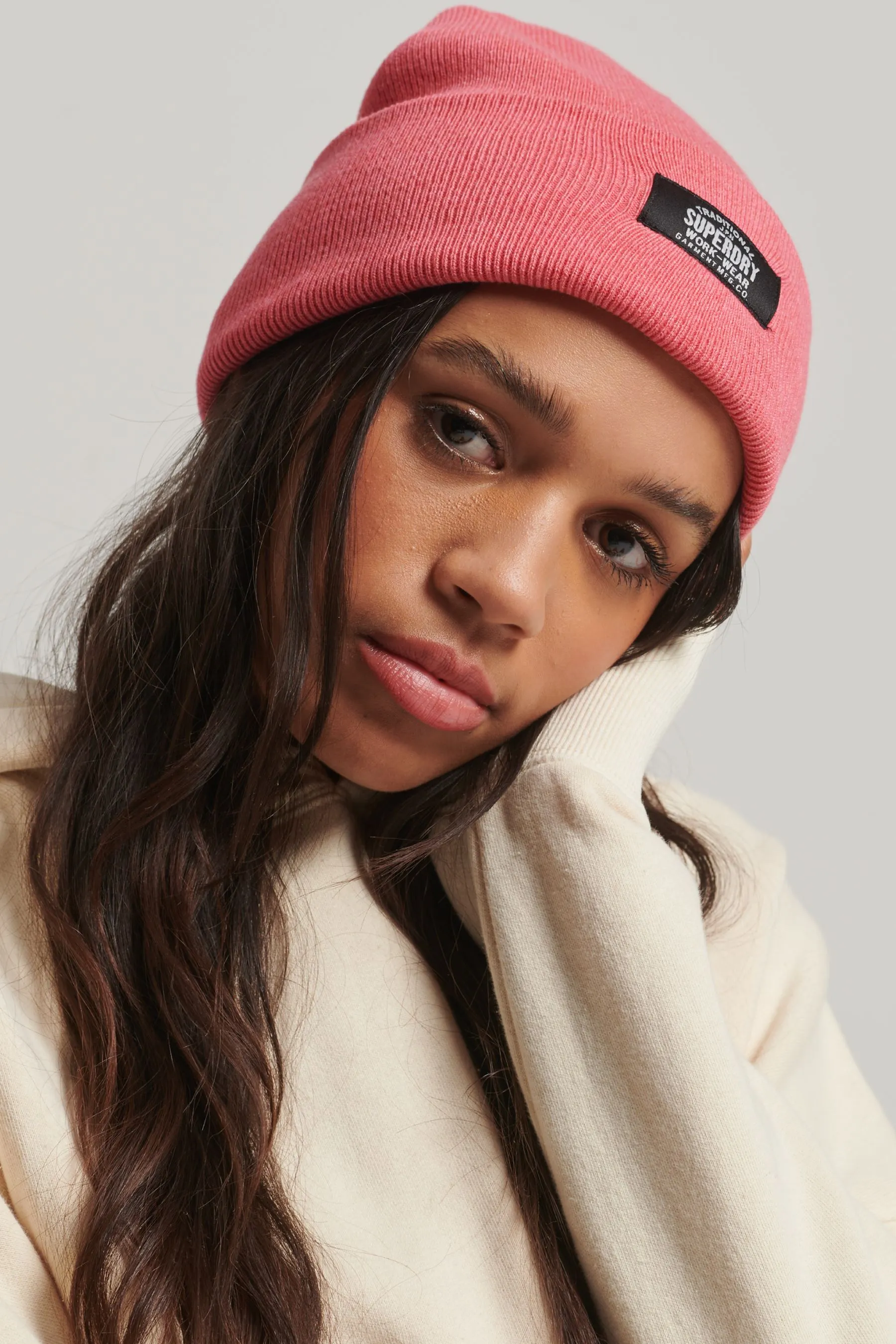 Superdry - Cappello da Berretto classico in maglia