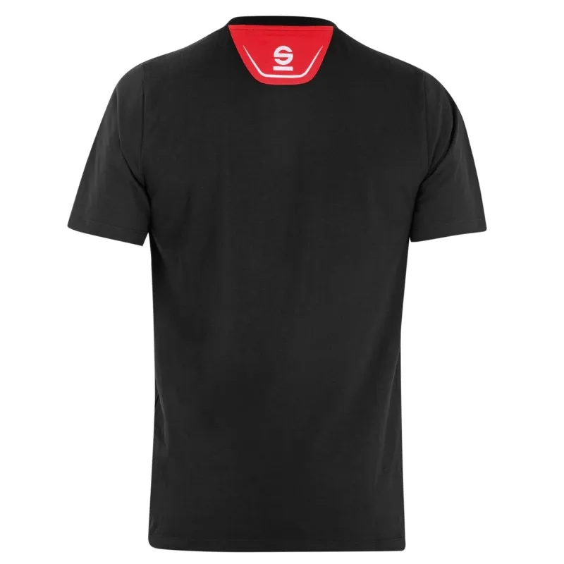 T-shirt Maglietta Elasticizzata TRENTON Sparco in cotone - Nero