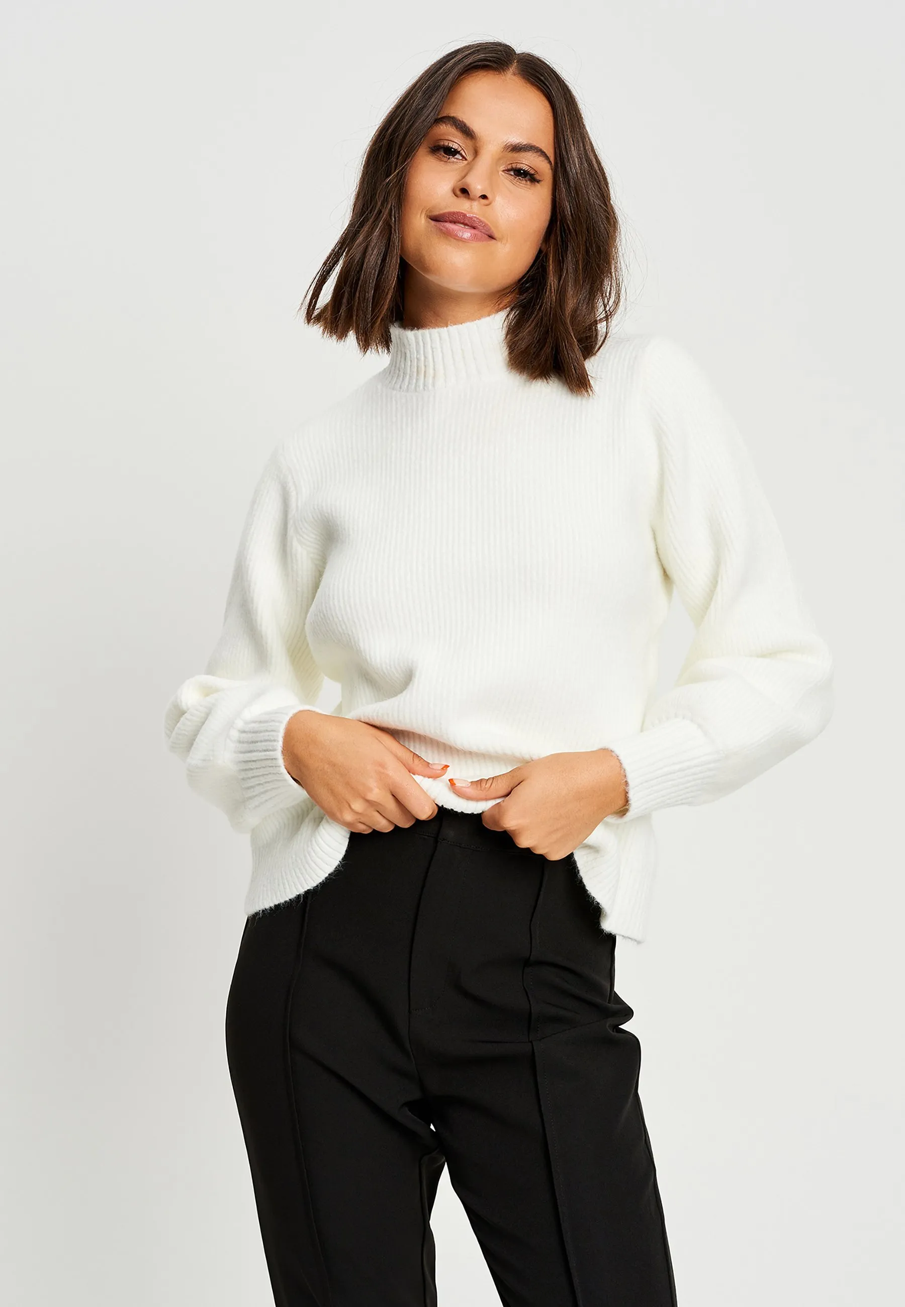 TANIA MOCK NECK  - Maglione
