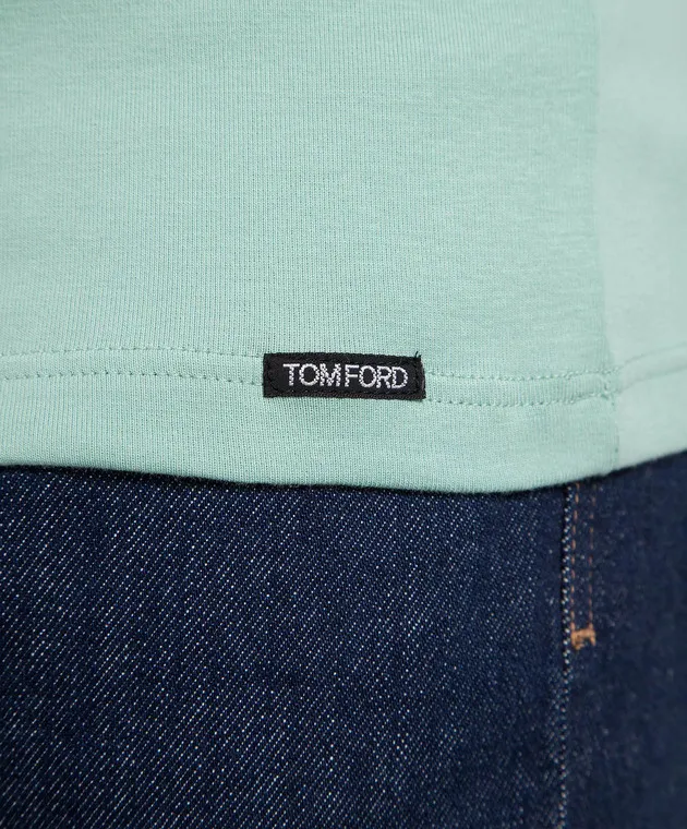 Tom Ford Maglietta verde T4M081040