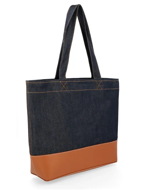 Tote Bag A.P.C. Axel in denim blu