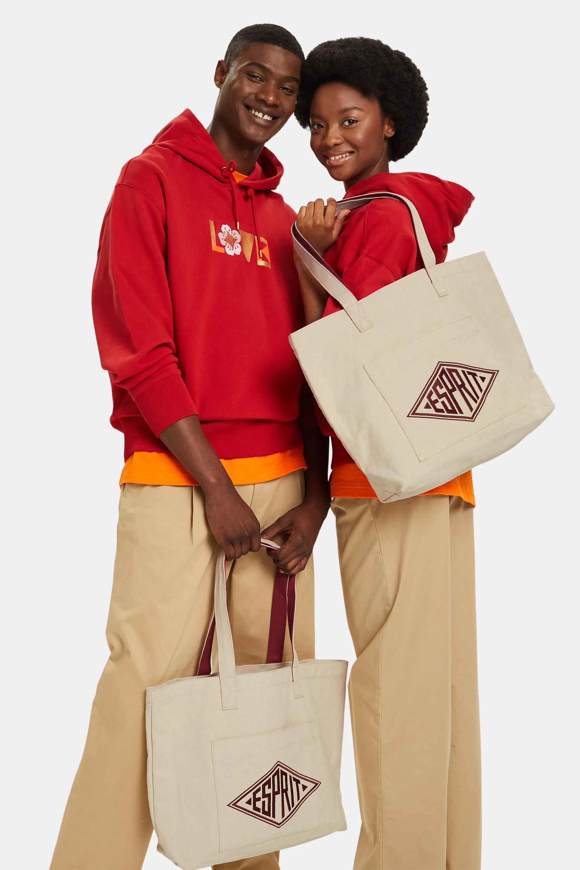 Tote Bag con logo in canvas