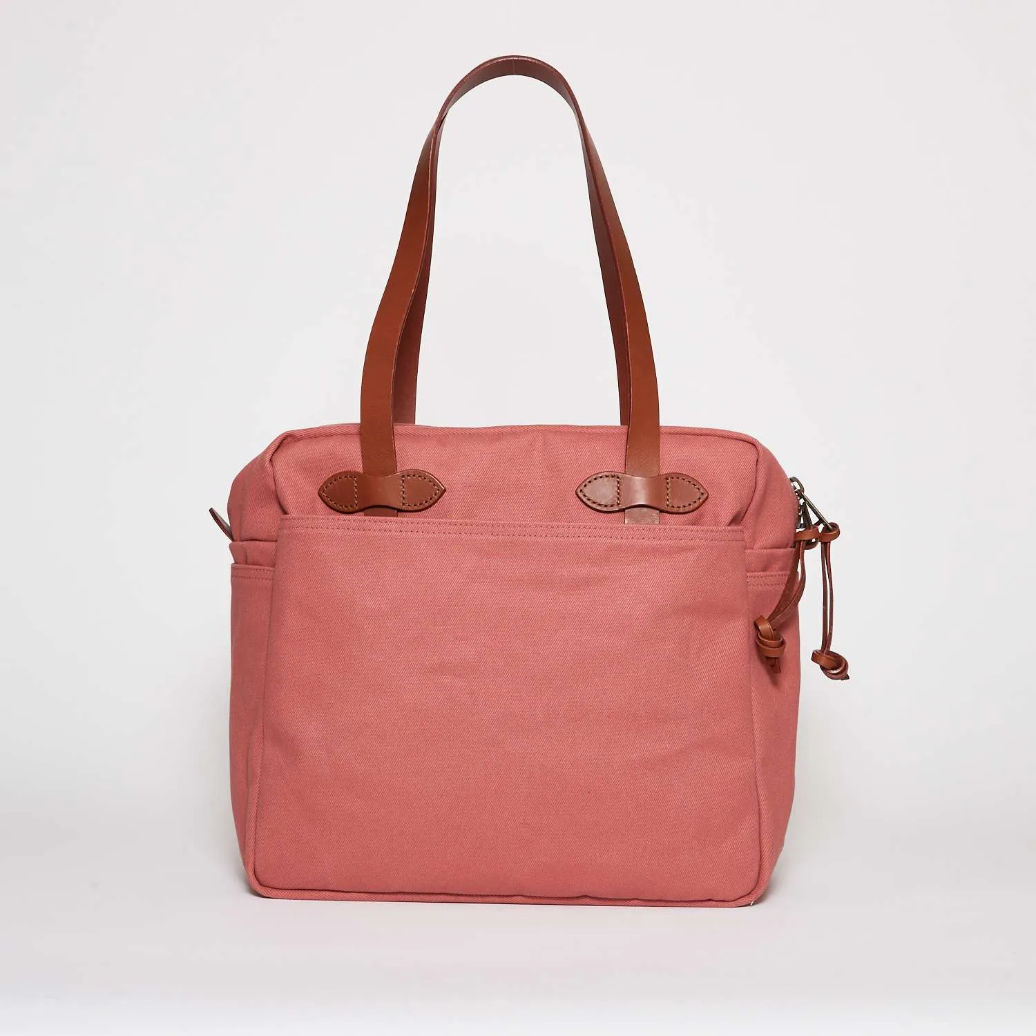 Tote Bag In Twill Robusto Con Cerniera