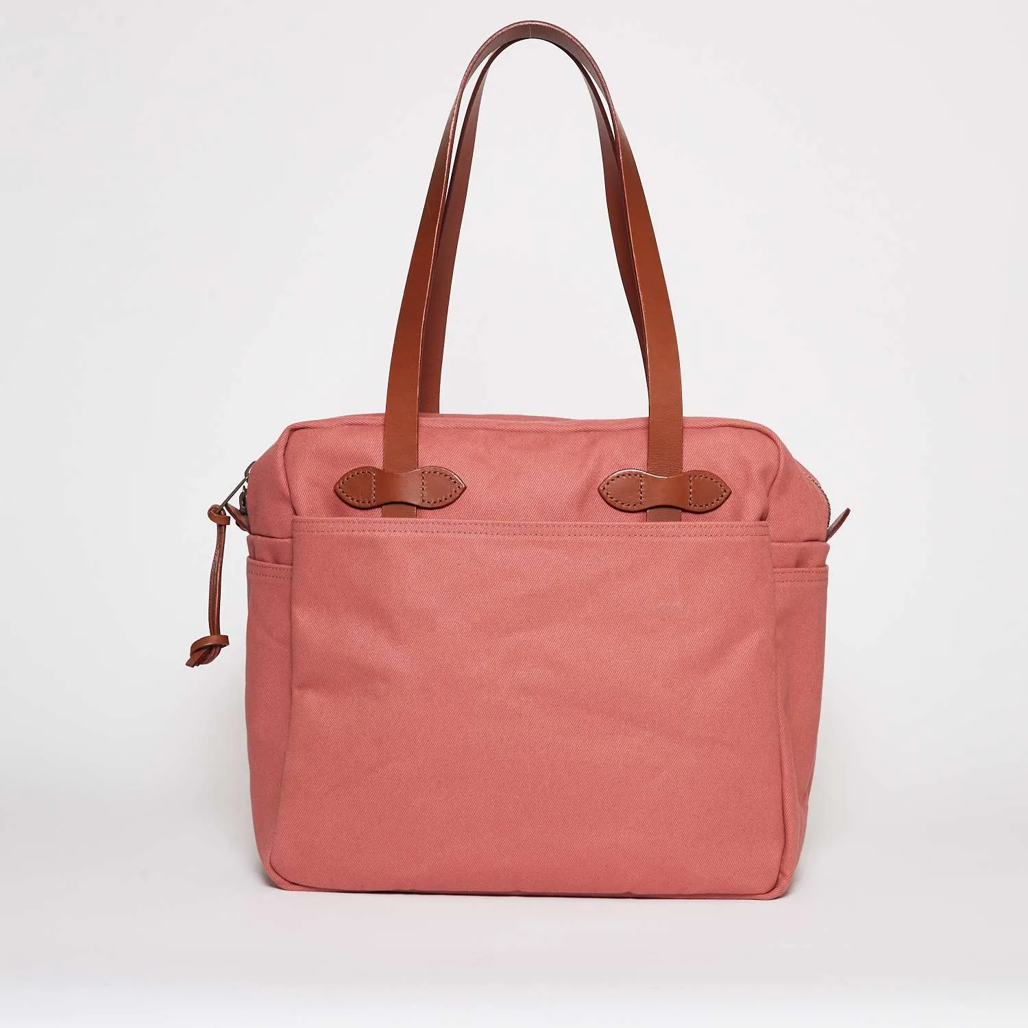 Tote Bag In Twill Robusto Con Cerniera