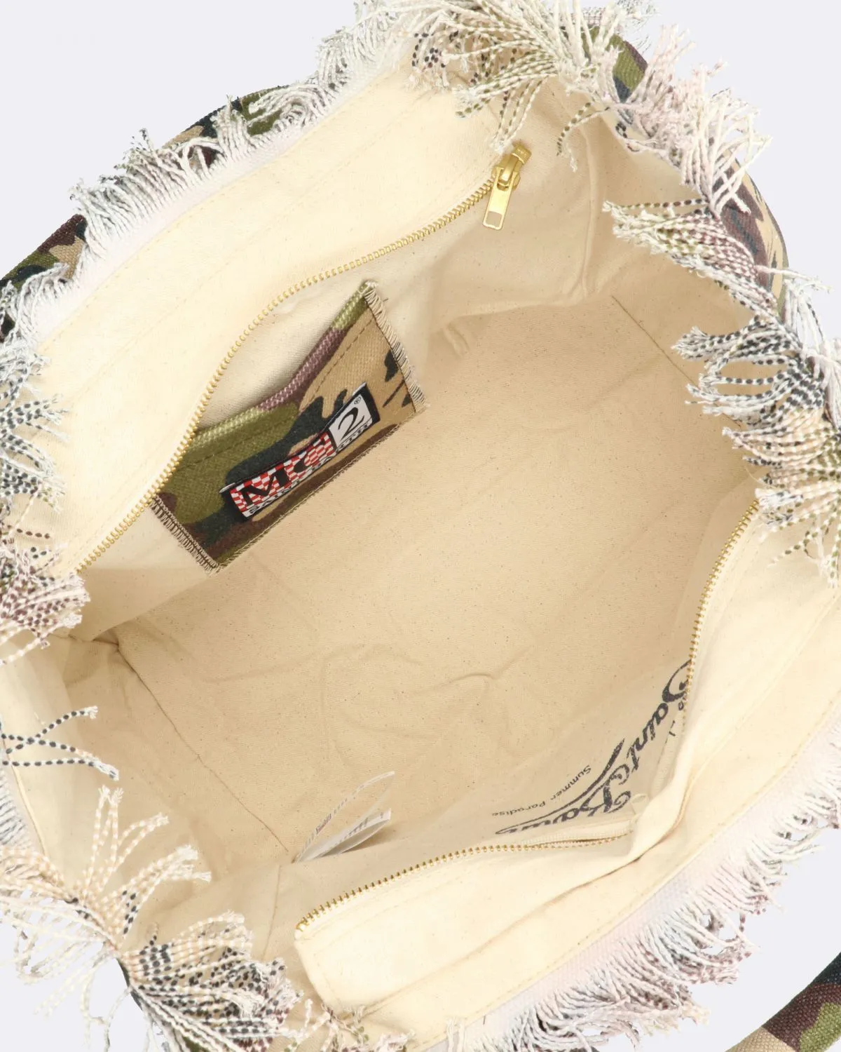 Tote bag Vanity con stampa mimetica