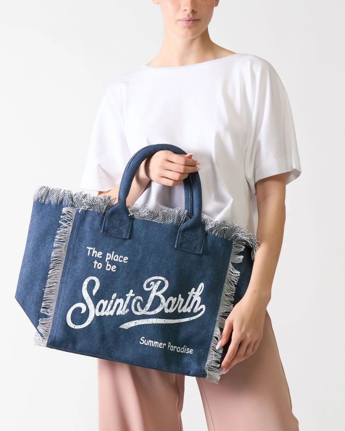 Tote bag Vanity di colore indaco