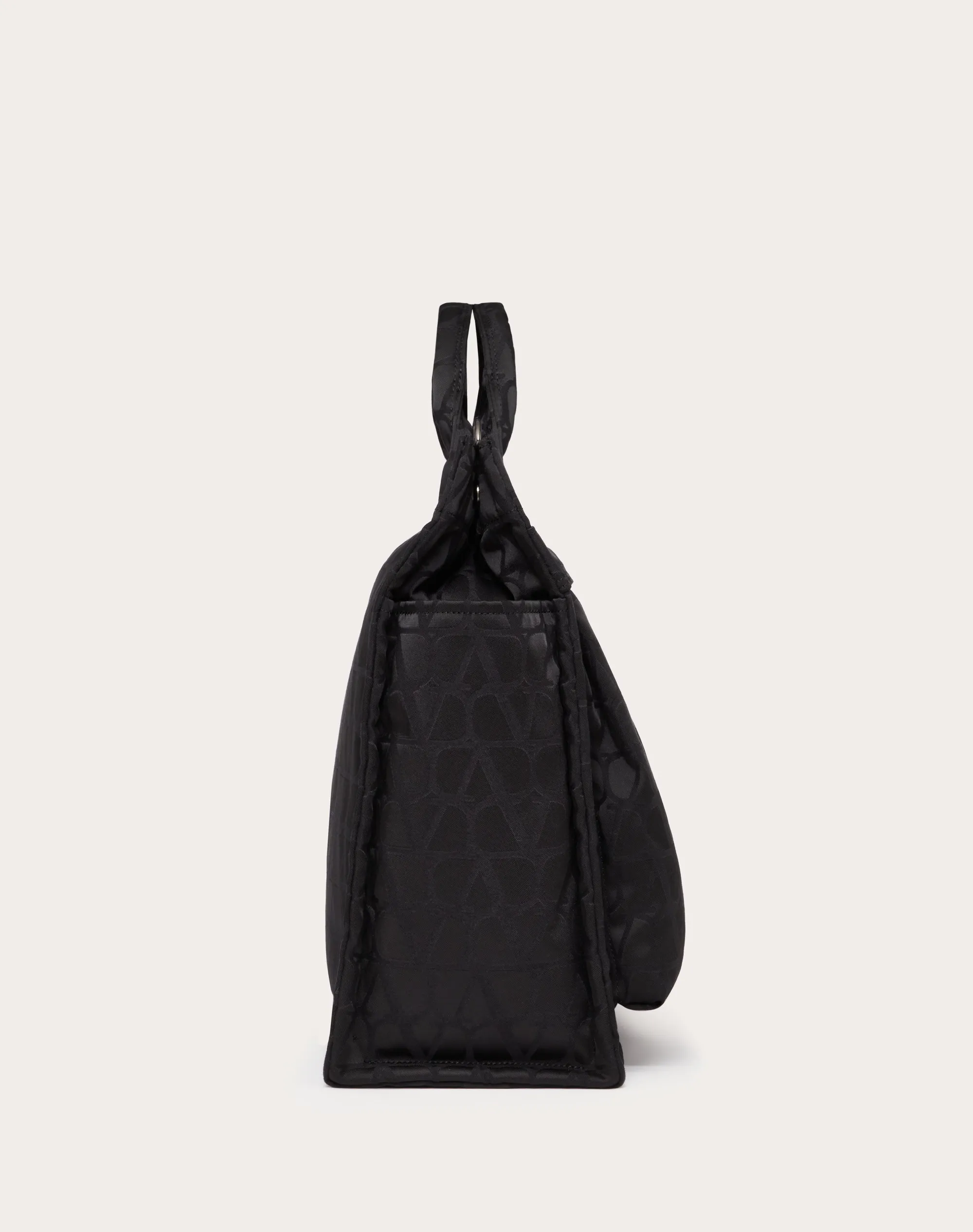 TOTE BAG VERTICALE 2WAY VALENTINO GARAVANI COLLABORATION WITH PORTER IN TESSUTO TECNICO TOILE ICONOGRAPHE