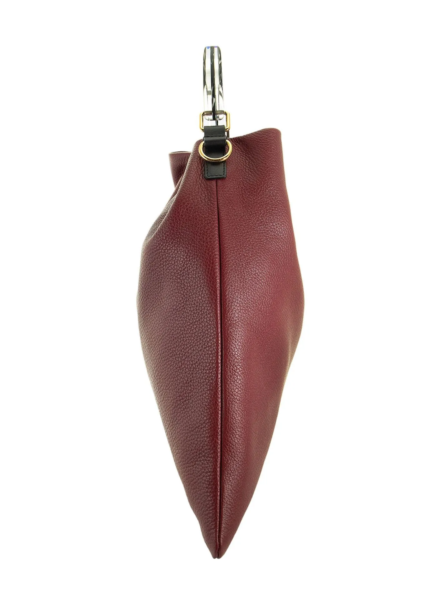TOTE PANNIER – Leather bag with semi-circular handle