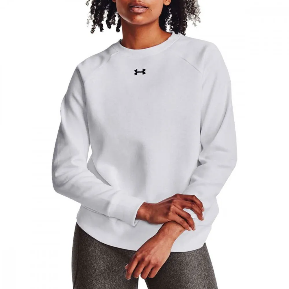 UNDER ARMOUR FELPA GIROCOLLO RIVAL FLEECE DONNA