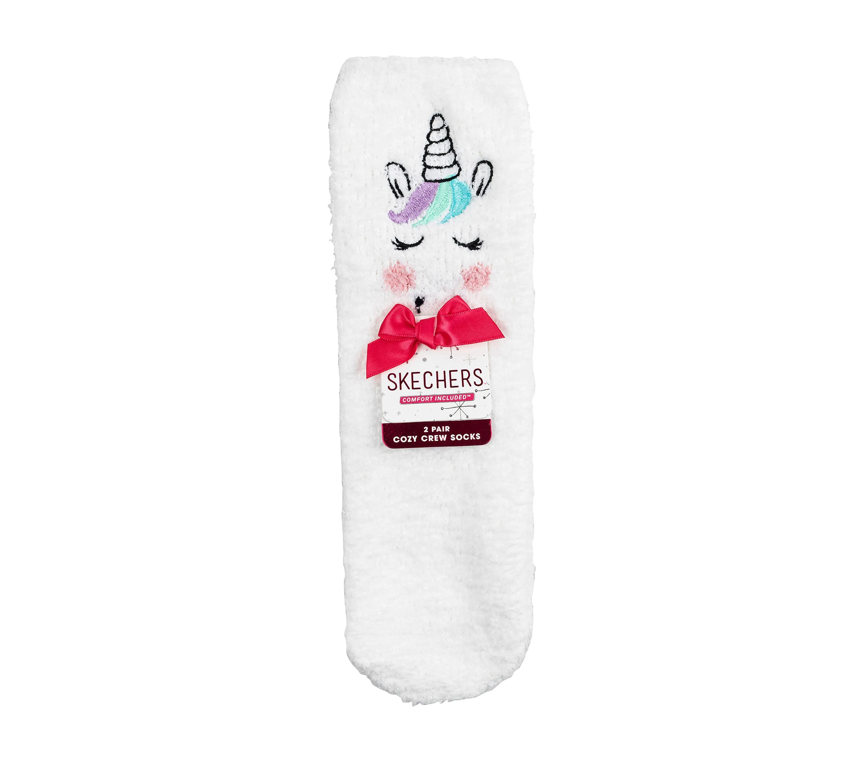 Unicorn Cozy Crew Socks - 2 Pack