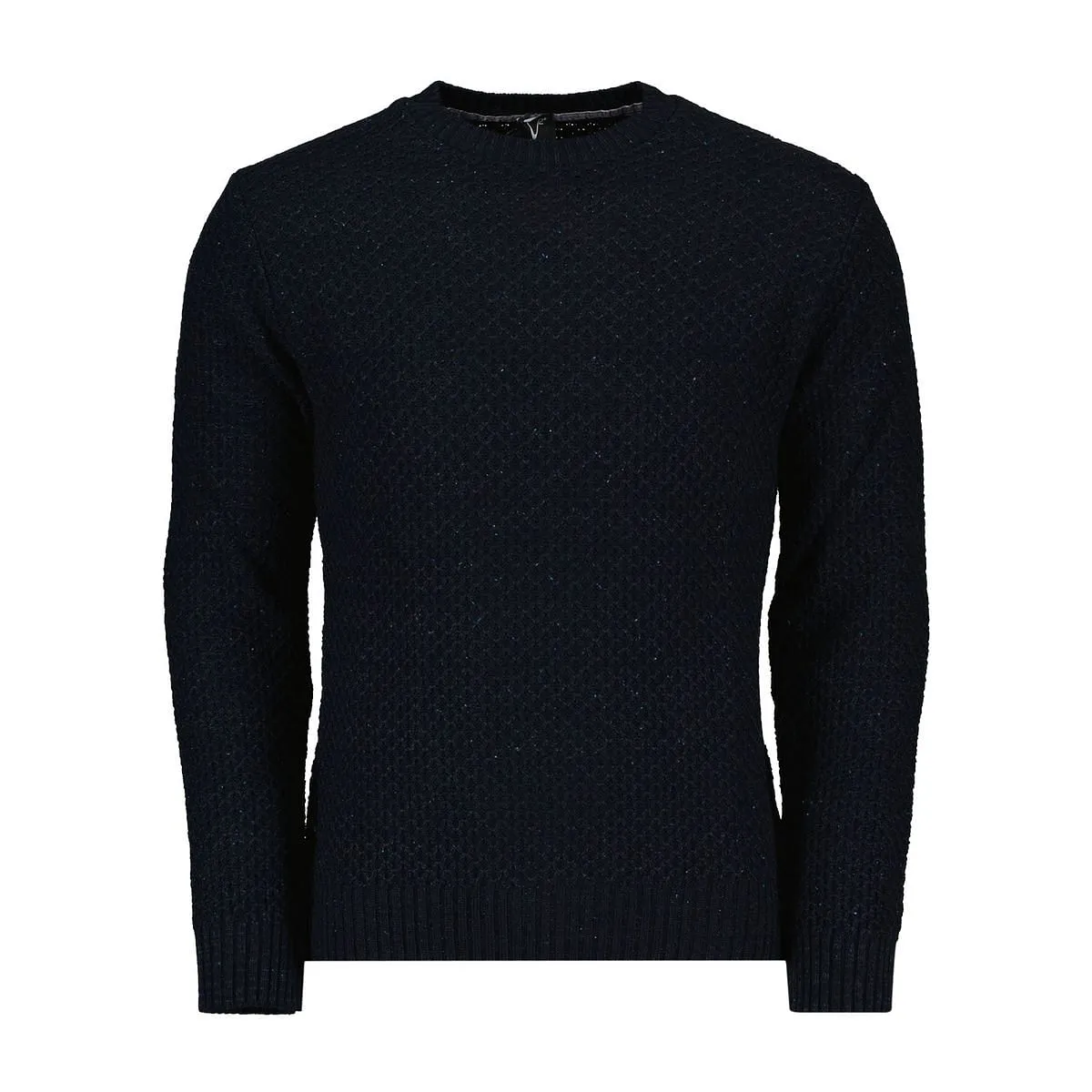      V2 MAGLIONE GIROCOLLO ARAN CON TOPPA  