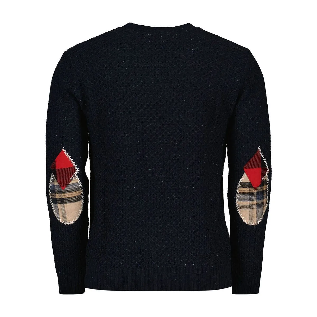      V2 MAGLIONE GIROCOLLO ARAN CON TOPPA  