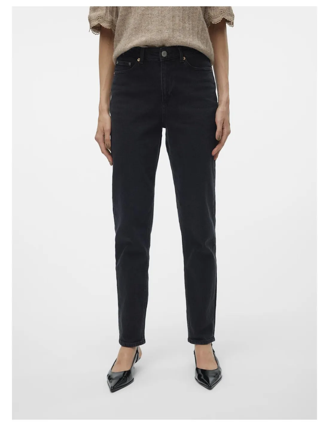 VERO MODA DONNA TESSA HR MOM JEANS RA128 GA