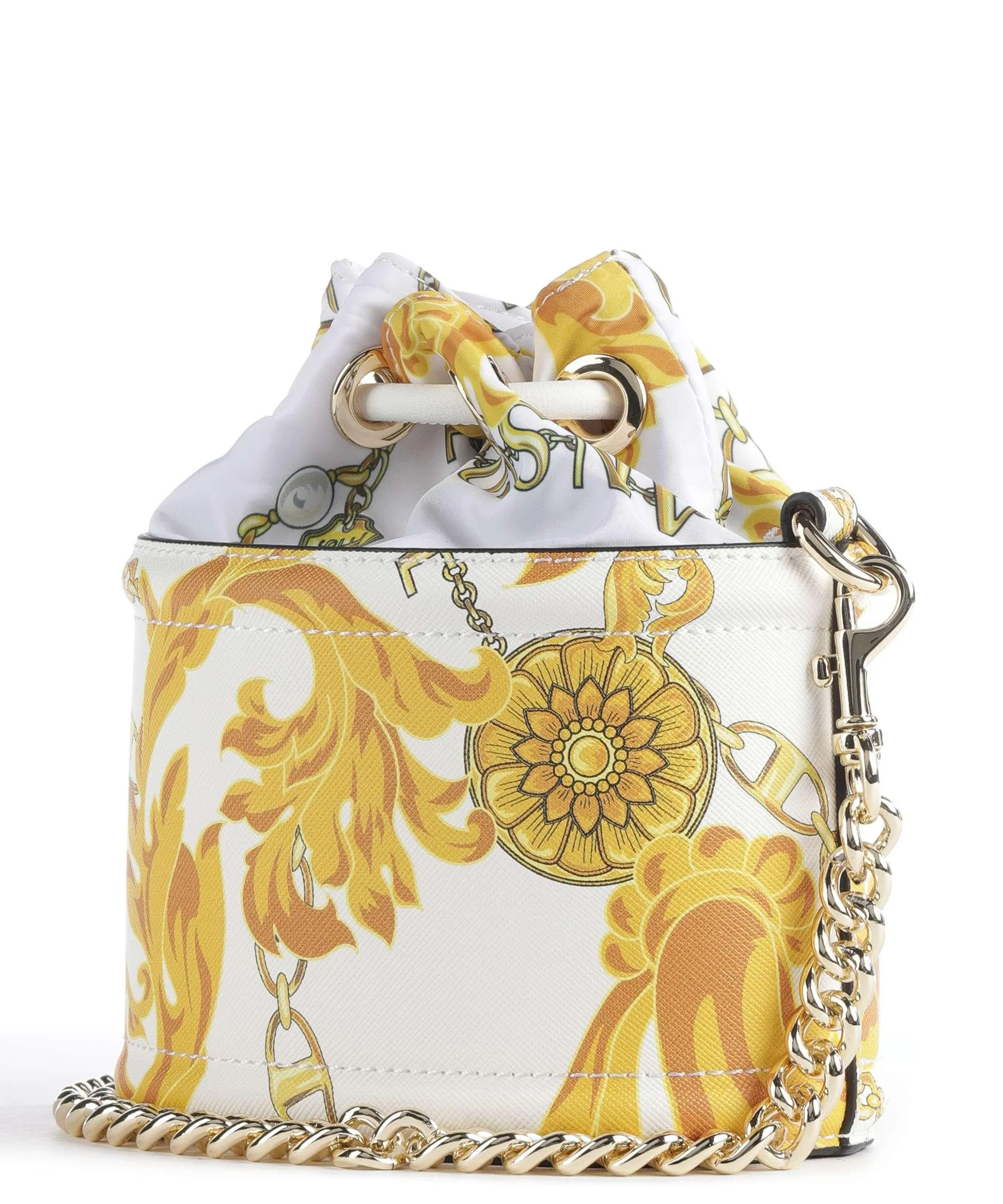  Versace Jeans Couture Couture 01 Borsa a secchiello pelle sintetica bianco  