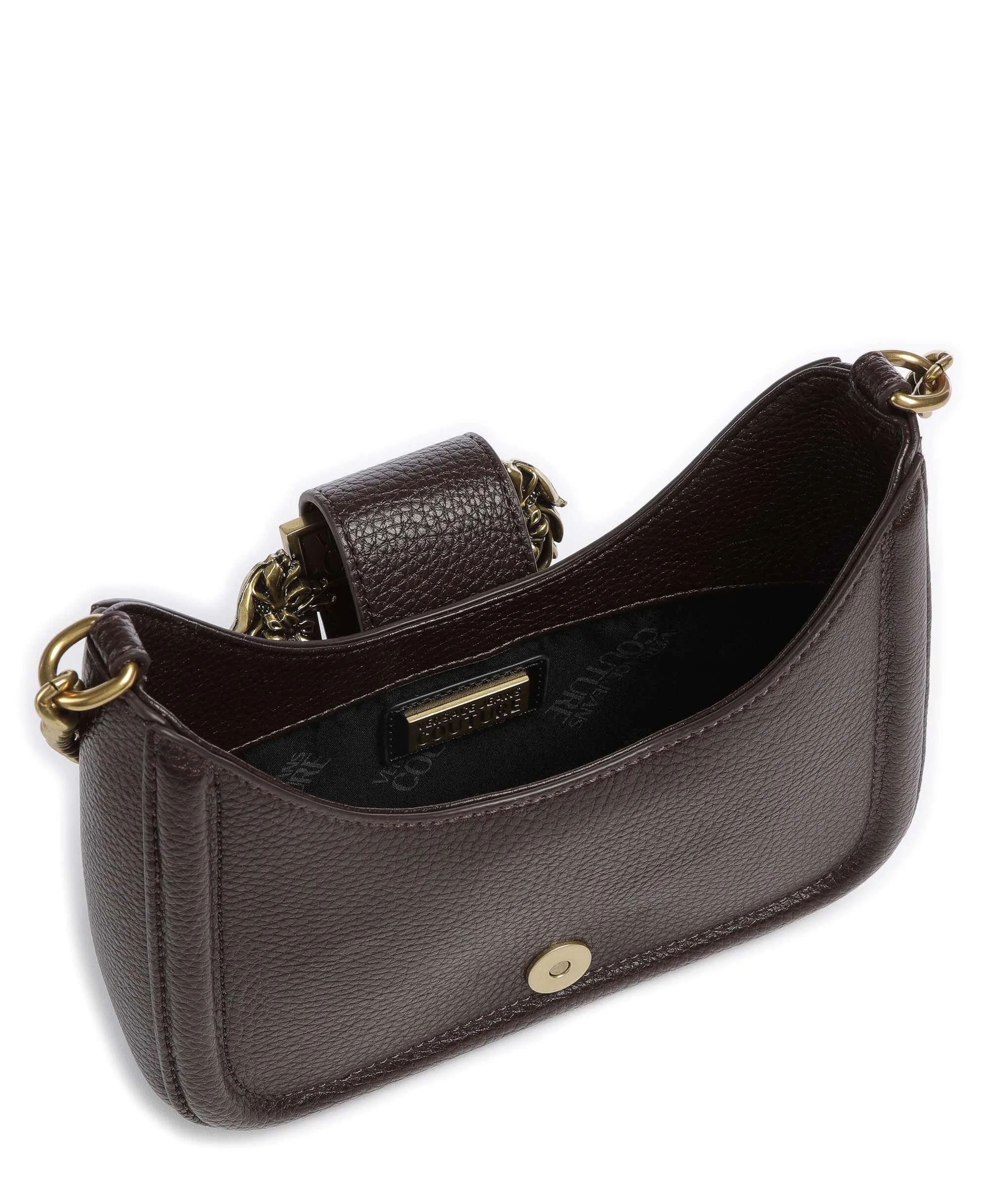  Versace Jeans Couture Couture 01 Borsa a spalla pelle sintetica marrone scuro  