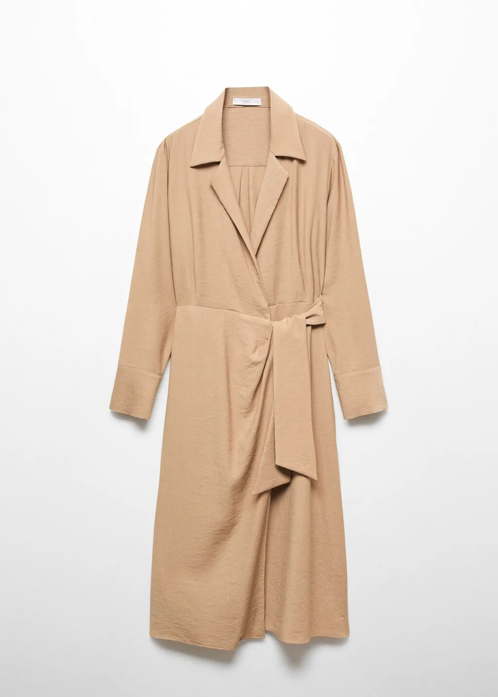 Vestito camicione dettaglio nodo